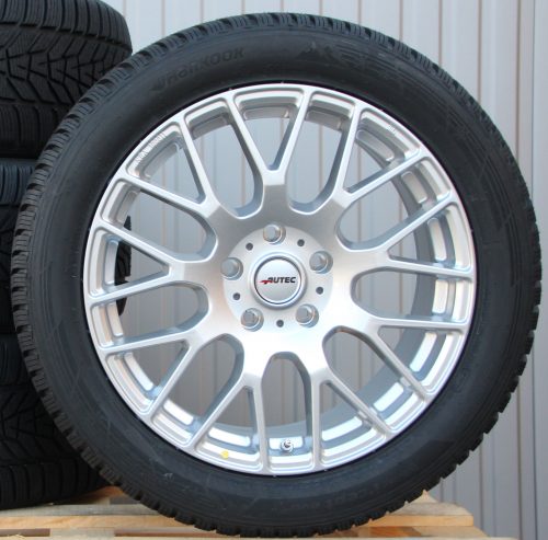 18 Zoll Räder Alufelgen Autec Nimah silber+ Bridgestone Allwetterreifen