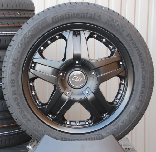 18 Zoll Räder Alufelgen Borbet CWB schwarz + Allwetterreifen 255/45 R18 103Y