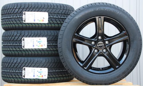 Räder Alufelgen Borbet CWD 17 Zoll schwarz + Winterreifen Platin RP-70