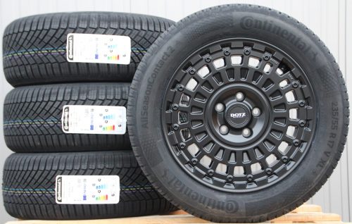 Räder Alufelgen DOTZ Talara 17 Zoll schwarz + Continental Allwetterreifen