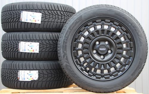 Dotz Talara 8x17 matt black 235 55 17 Hankook Icept Evo-3 Räder Alufelgen DOTZ Talara 17 Zoll schwarz + Hankook Winterreifen