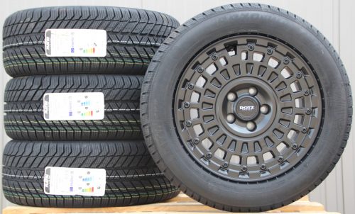 Dotz Talara 8x17 matt black 235 55 17 Platin RP-70 Räder Alufelgen Dotz Talara 17 Zoll schwarz + Winterreifen Platin RP-70