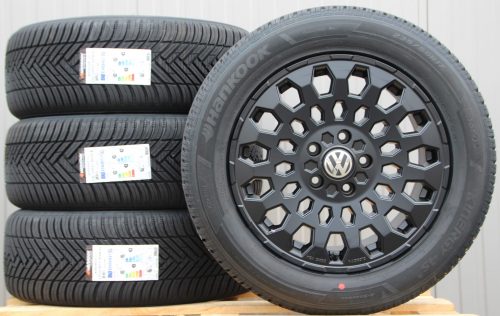 Räder Alufelgen MSW99 17 Zoll schwarz matt 235/55 R17 Hankook Allwetterreifen