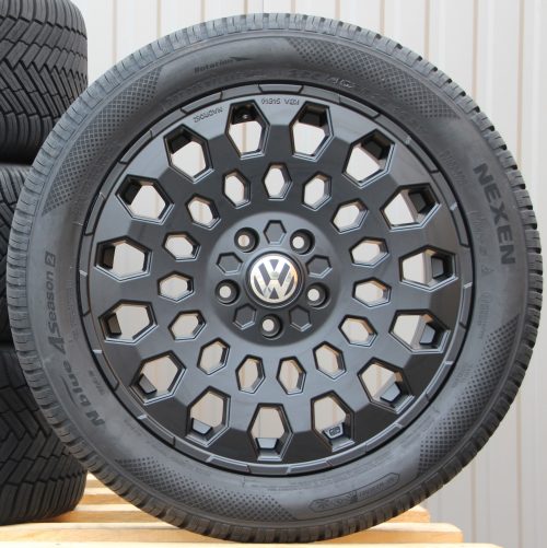 Räder Alufelgen MSW99 18 Zoll schwarz matt 235/50 R18 101V Hankook Winterreifen