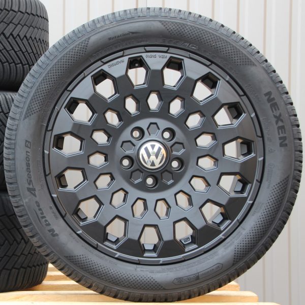 Räder Alufelgen MSW99 18 Zoll matt black 255/45 R18 Winterreifen – Bild 2