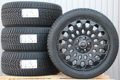 Räder Alufelgen MSW99 18 Zoll schwarz matt 255/45 R18 Hankook Winterreifen