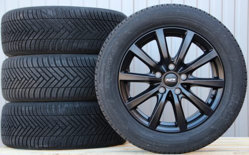 Räder Alufelgen Platin P69 17 Zoll schwarz matt 235/55 R17 Hankook Allwetterreifen