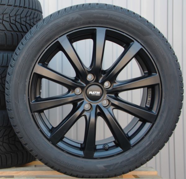 Räder Alufelgen P69 18 Zoll schwarz matt 235/50 R18 Allwetterreifen
