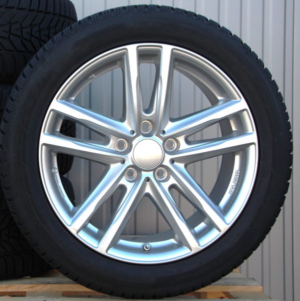 Räder Alufelgen Rial X10X 18 Zoll silber 255/45 R18 Winterreifen