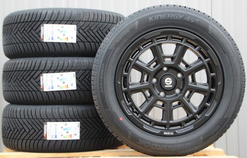 Räder Alufelgen Sparco Sterrato 17 Zoll schwarz matt 235/55 R17 Hankook Allwetterreifen