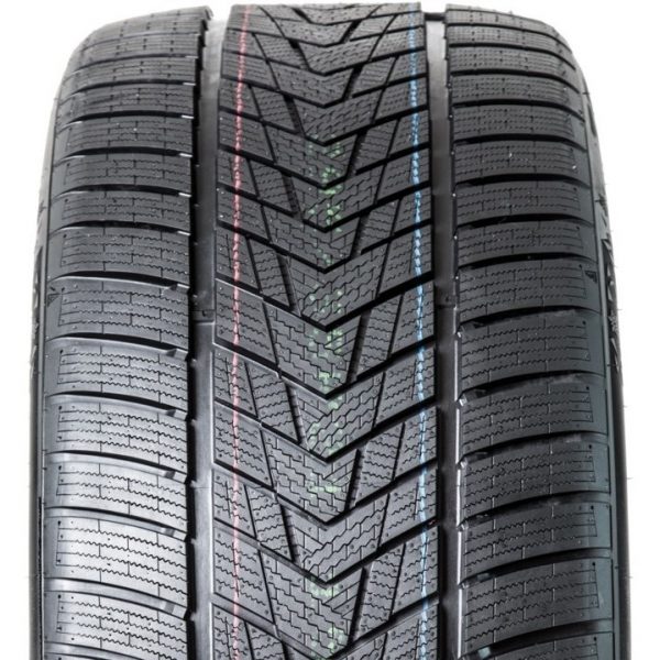 Räder Alufelgen P69 18 Zoll schwarz poliert 255/45 R18 Winterreifen – Bild 2