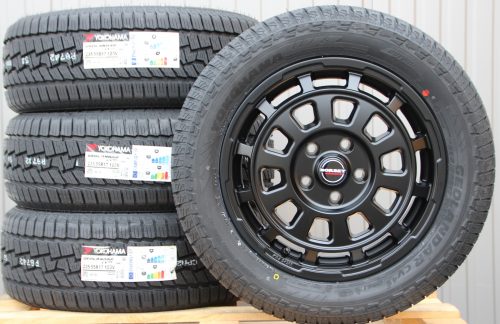 Borbet CW7 7x17 235 55 17 Yokohama G-061 17 Zoll Räder Alufelgen Borbet CW7 schwarz + Yokohama Geolandar G-061 Allwetterreifen