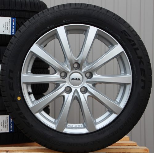 18 Zoll Räder Platin P69 silber Alufelgen + Michelin CrossClimate-2 Allwetterreifen