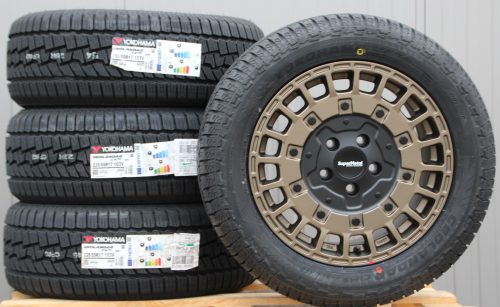 Supermetal Rig 7,5x17 matt bronze 235 55 17 Yokohama G-061 17 Zoll Räder Alufelgen Supermetal Rig ultra matt bronze + Yokohama Allwetterreifen