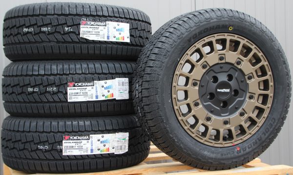 17 Zoll Räder Alufelgen Supermetal Rig ultra matt bronze + Yokohama Allwetterreifen – Bild 2