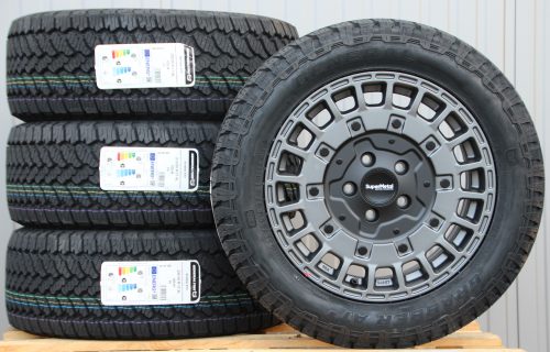 Supermetal Rig 7,5x17 matt grey 235 55 17 General Grabber AT3 17 Zoll Räder Alufelgen Supermetal Rig matt grey + General Grabber AT3 All Terrain Reifen