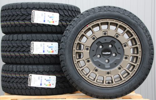 18 Zoll Räder Alufelgen Supermetal Rig matt bronze + General Grabber AT3 All Terrain