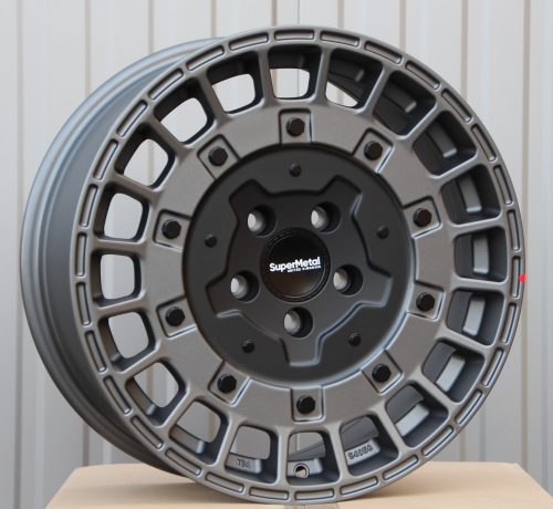 Alufelgen SuperMetal Rig 8x18 ET40 ultra matt grey
