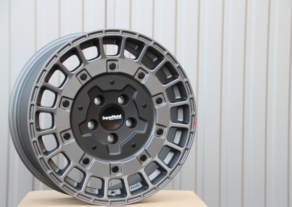 Alufelgen SuperMetal Rig 7,5x17 ET48 ultra matt grey