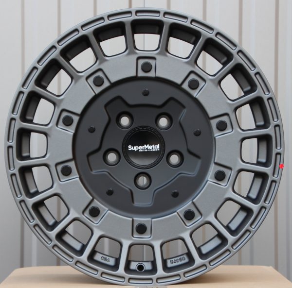 Alufelgen SuperMetal Rig 8x18 ET40 ultra matt grey – Bild 3