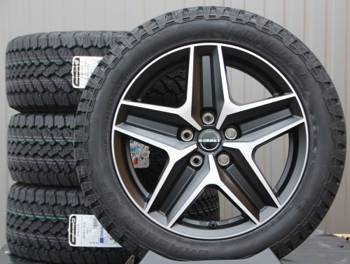 18 Zoll Räder Alufelgen Borbet CWZ schwarz matt poliert + General Grabber AT3 All Terrain