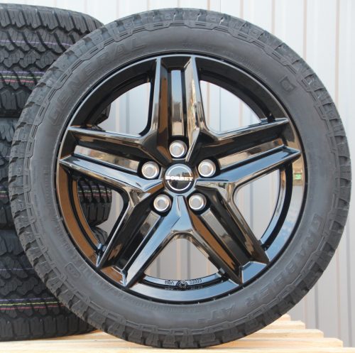 18 Zoll Räder Alufelgen Borbet CWZ schwarz glänzend + Hankook Winterreifen