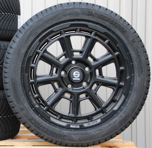 Räder Sparco Sterrrato schwarz 18 Zoll Alufelgen + 235/50 R18 101V Hankook Allwetterreifen