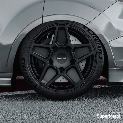 20 Zoll Räder Supermetal Rocket Alufelgen matt schwarz + 275/35 R20 102Y Platin Sommerreifen