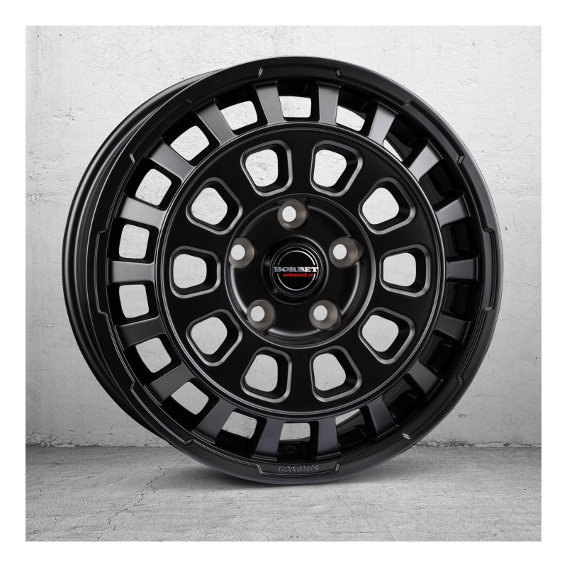 Satz Alufelgen 17 Zoll Borbet CW7 black matt