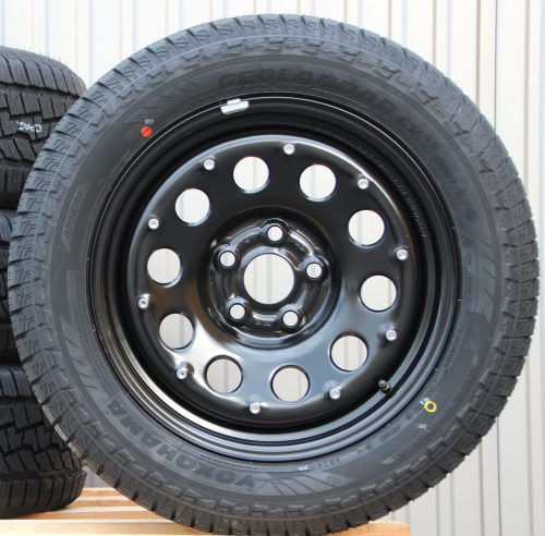 Räder Stahlfelgen Dotz Modular schwarz 17 Zoll + Continental Allwetterreifen 235/55 R17 103Y