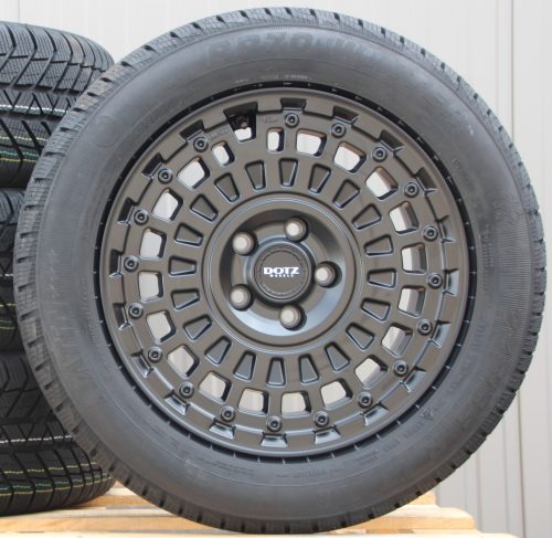 Räder Alufelgen DOTZ Talara 17 Zoll schwarz + Continental Sommerreifen 235/55 R17 103W