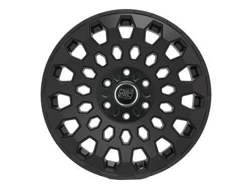 Satz Alufelgen 6-Loch MSW99 8x19 ET45 schwarz matt