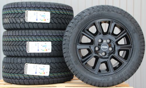 Räder Alufelgen Rial Transpo-2 schwarz 17 Zoll + General Grabber AT3 All Terrain Off Road Reifen