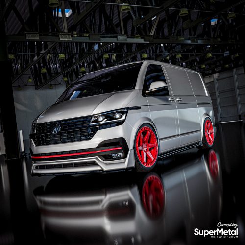 Räder Supermetal Charger 20 Zoll Alufelgen Revolution Red + 275/35 R20 102Y Continental Allwetterreifen