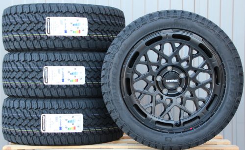 18 Zoll Räder Alufelgen Supermetal Cage matt black + General Grabber AT3 All Terrain 235/50 R18 101H